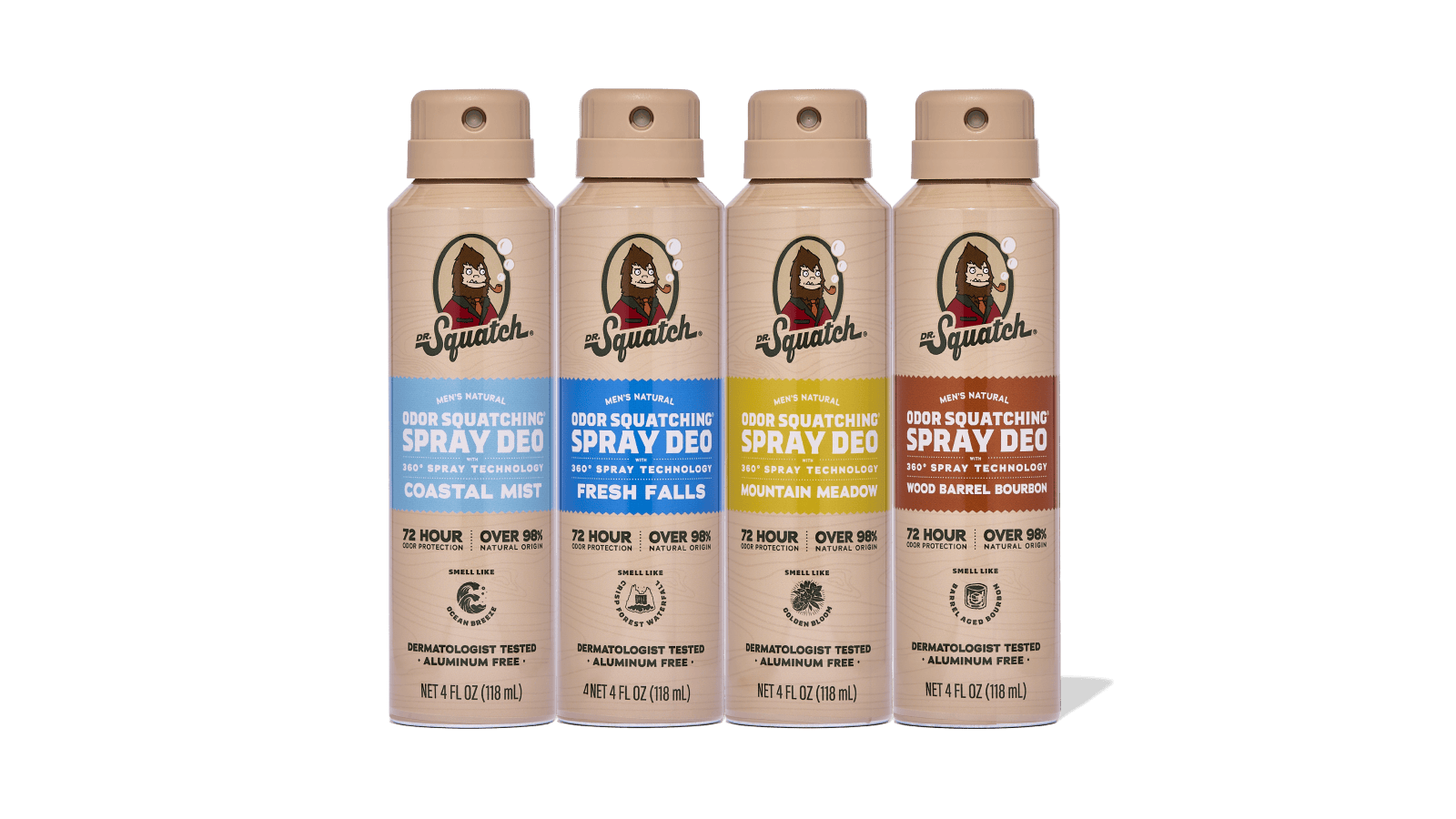 Spray Deodorant 4-Pack Q9