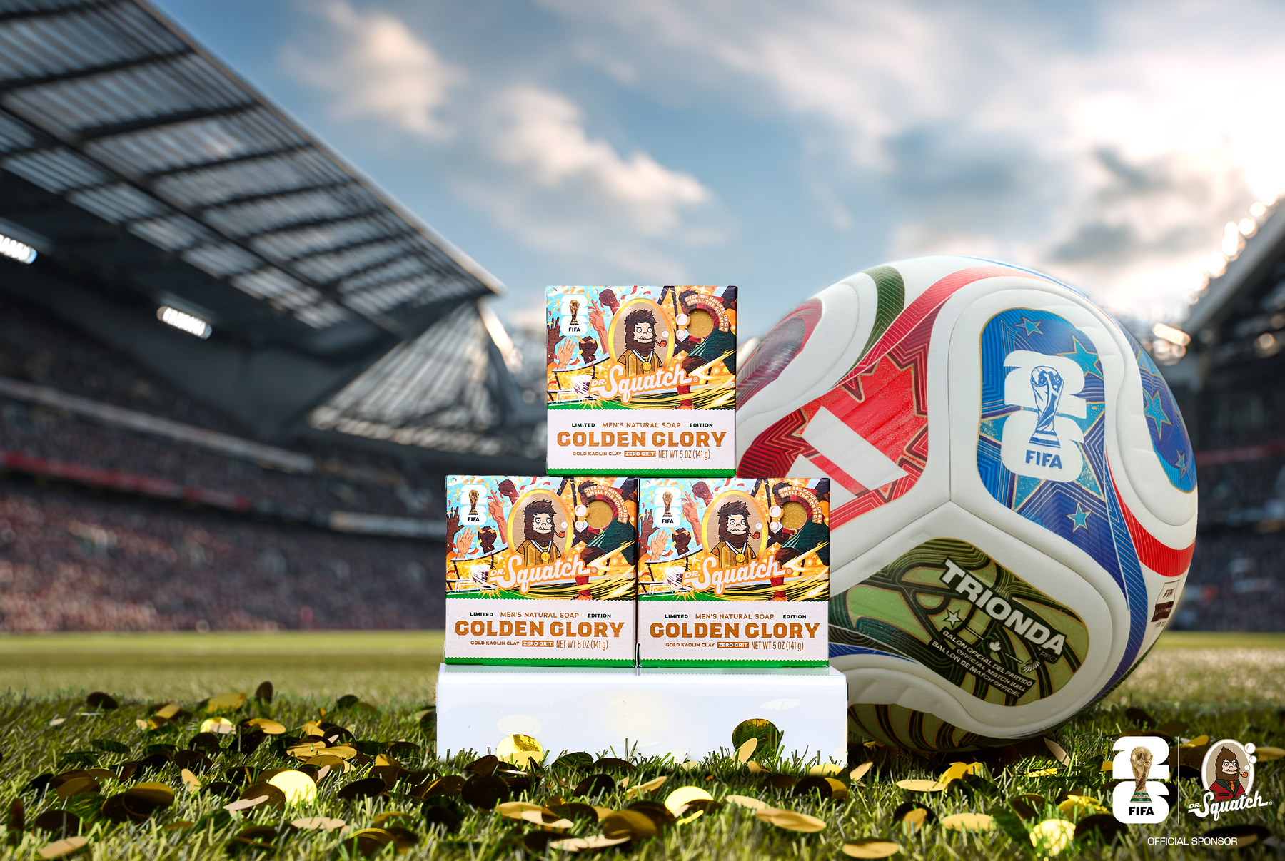 FIFA Golden Glory 3-Pack Bar Soap Bundle G9