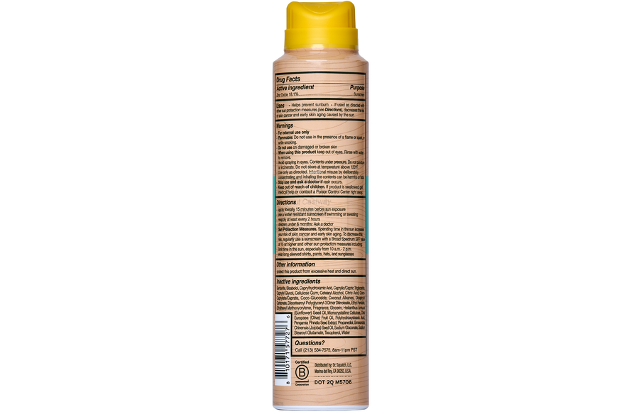 Spray Sunscreen | SPF 30 UVA/UVB Protection | Non-Greasy Mineral Sunscreen for Men L0