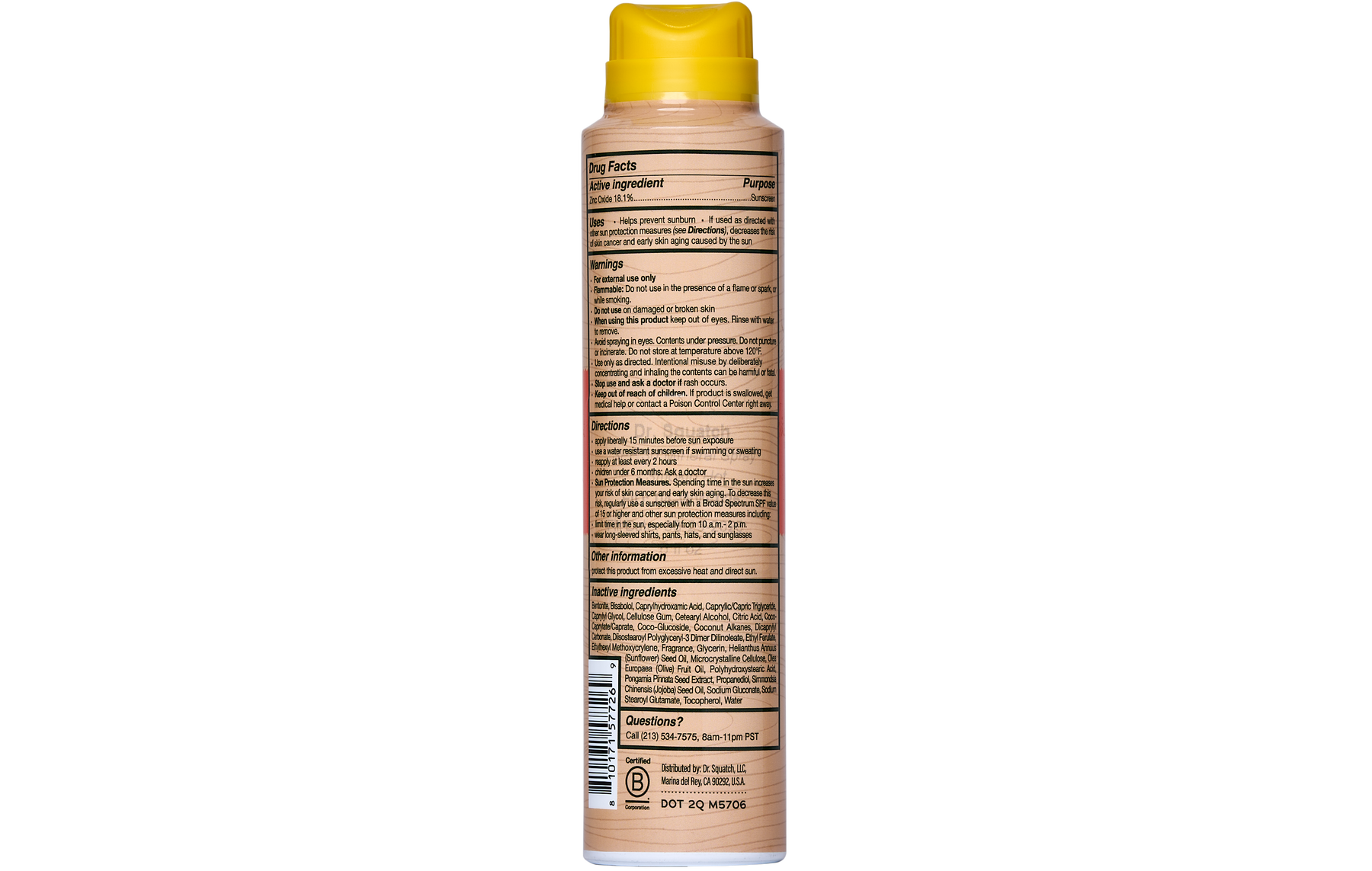 Spray Sunscreen | SPF 30 UVA/UVB Protection | Non-Greasy Mineral Sunscreen for Men L0