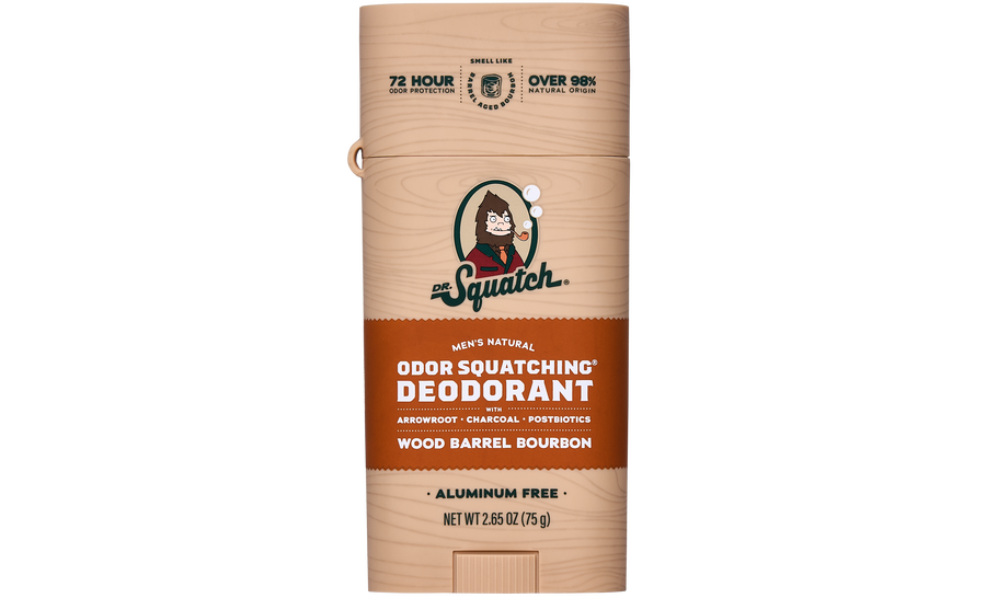 Wood Barrel Bourbon Deo Flask D4