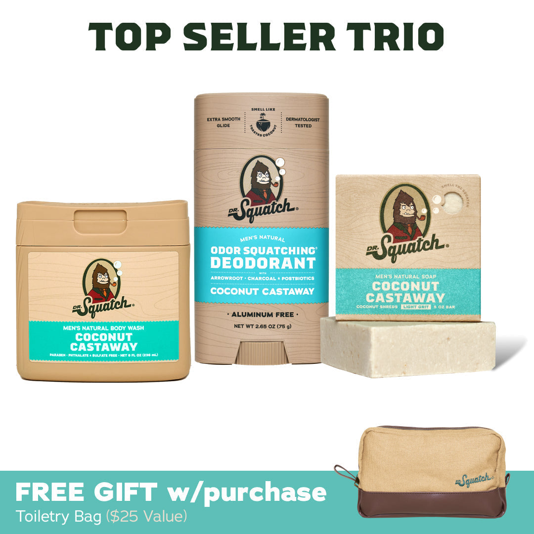 Soap, Deo, Body Wash + GWP Bag - Coconut Castaway T1