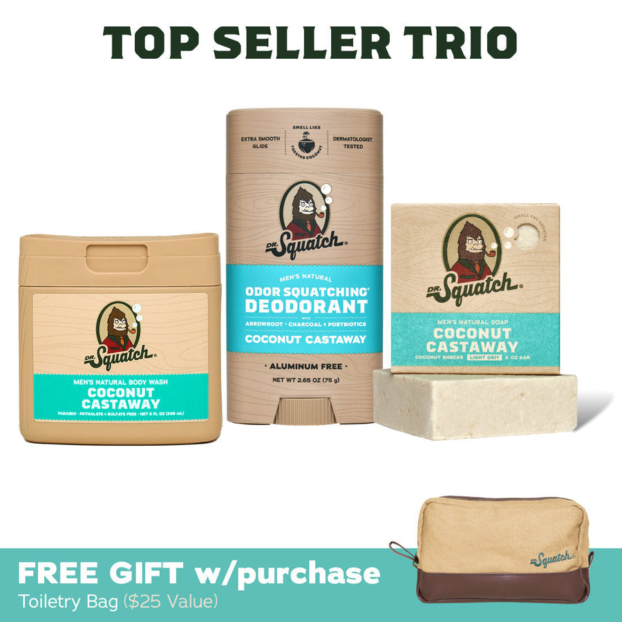 Soap, Deo, Body Wash + GWP Bag - Coconut Castaway T1