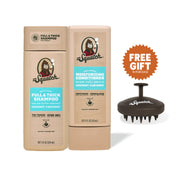 Hair Care Kit + Free Scalp Scrubber | Full & Thick Shampoo | Moisturizing Conditioner | Natural Products for Men K4