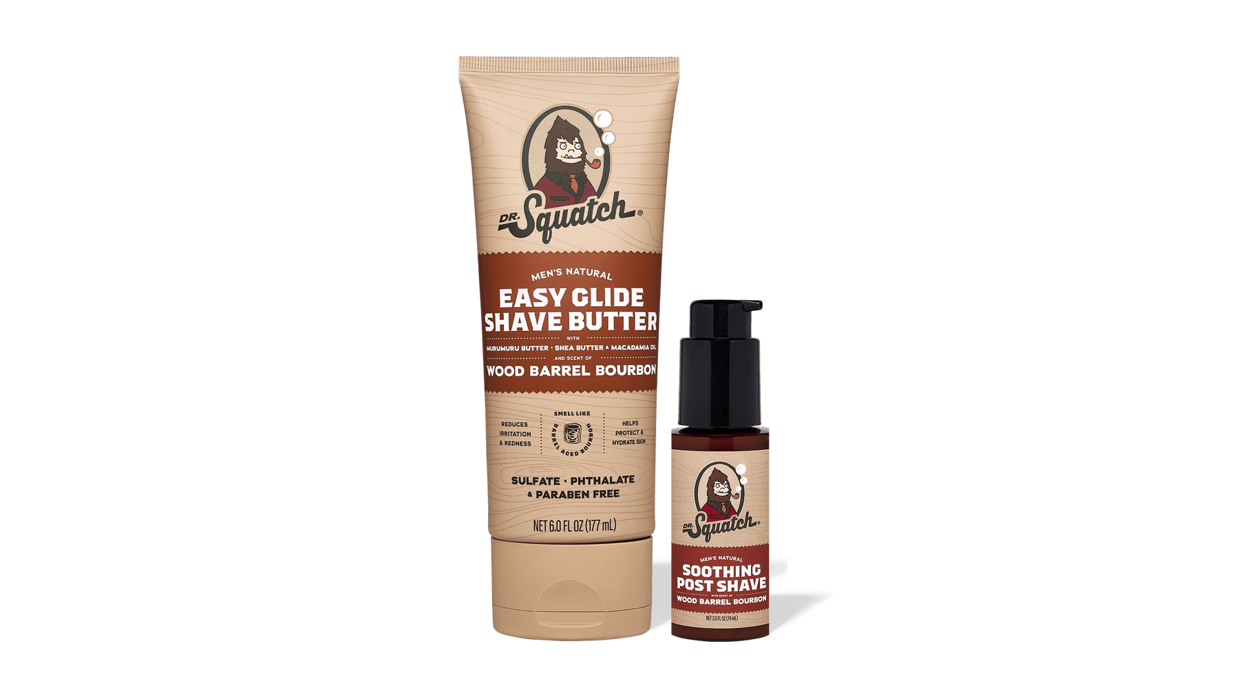 Wood Barrel Bourbon Smooth Shave Bundle B7