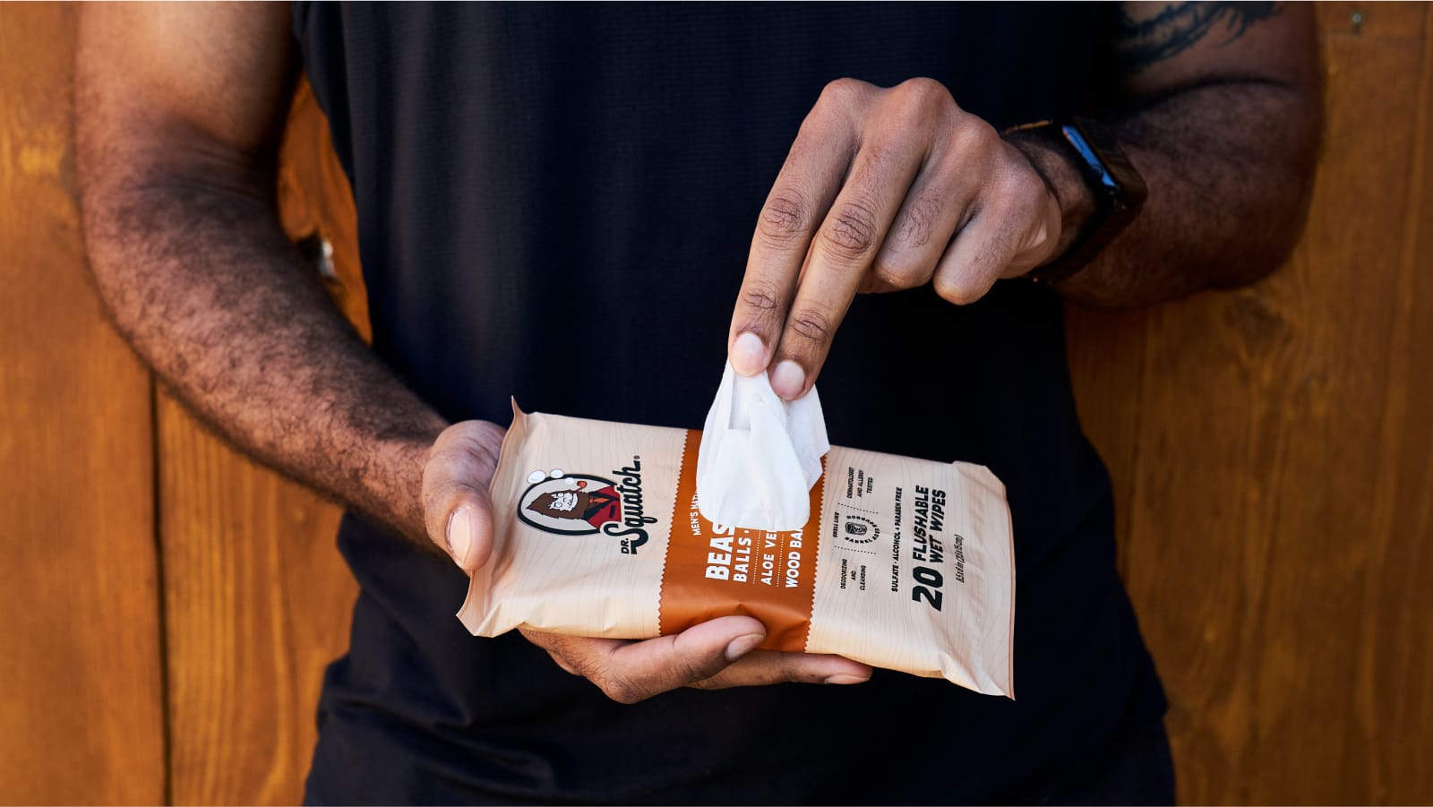 FREE Wood Barrel Bourbon Wipes L0