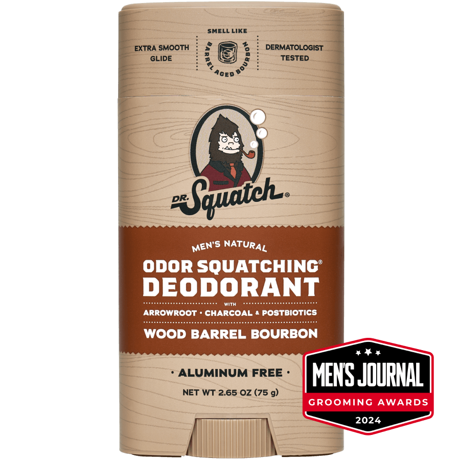 Essentials: Wood Barrel Bourbon Deodorant X6