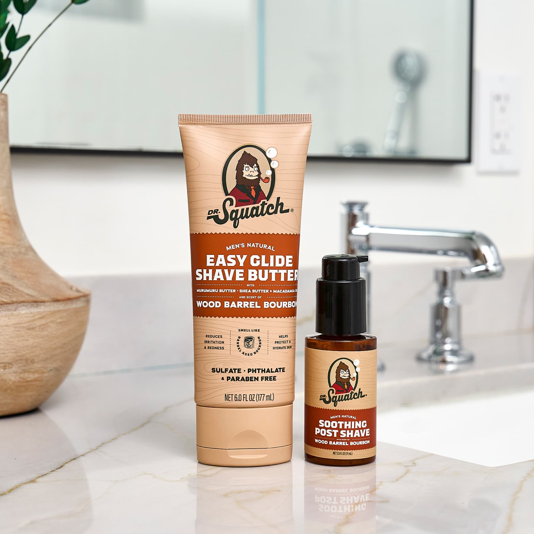 Wood Barrel Bourbon Smooth Shave Bundle B7