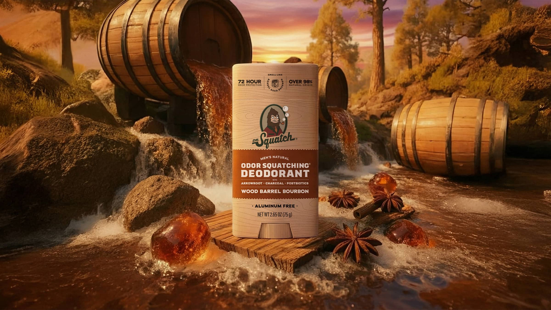 Wood Barrel Bourbon Deodorant Y2