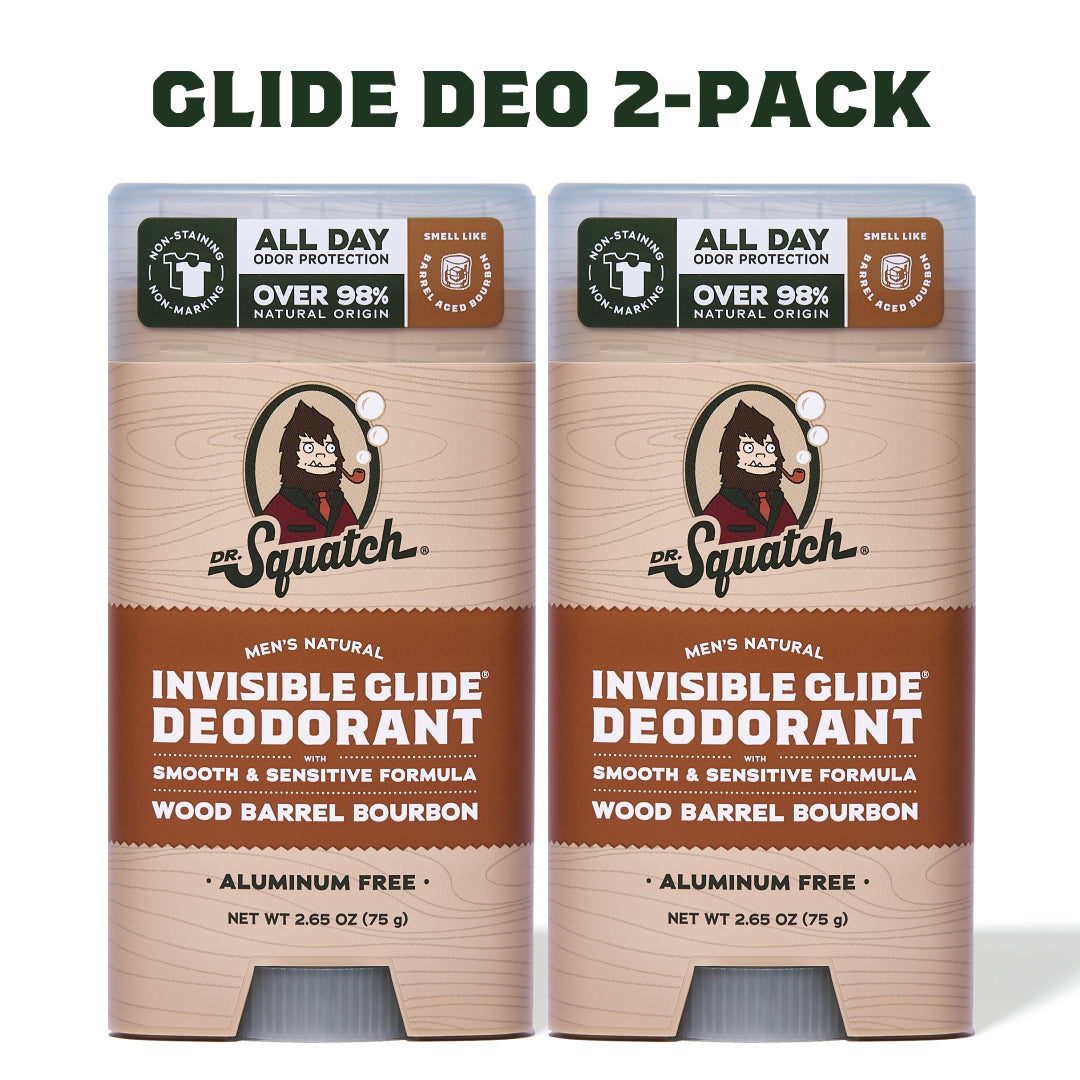 Wood Barrel Bourbon 2-Pack Invisible Glide Deo V4
