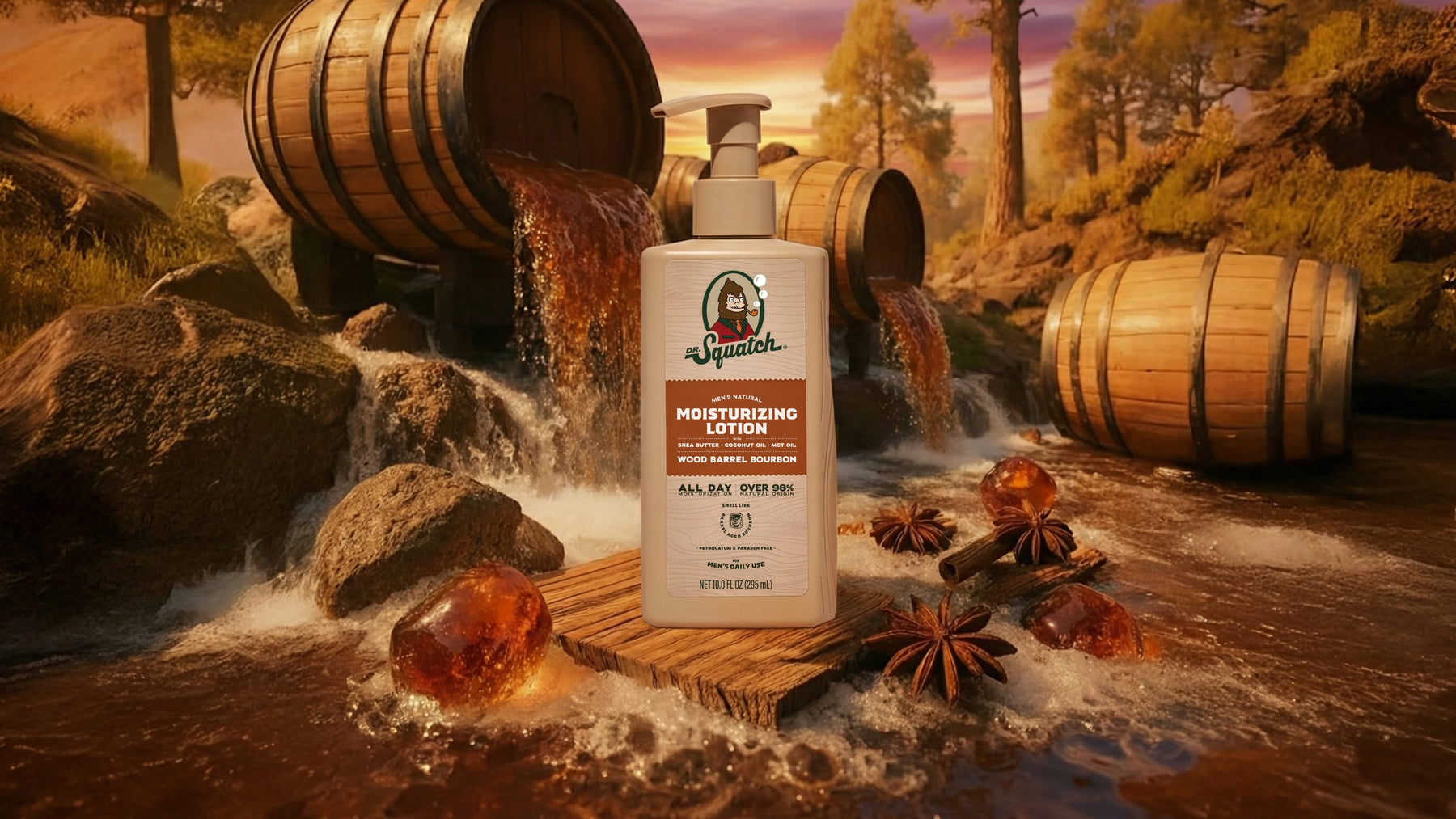 Wood Barrel Bourbon Lotion Y8