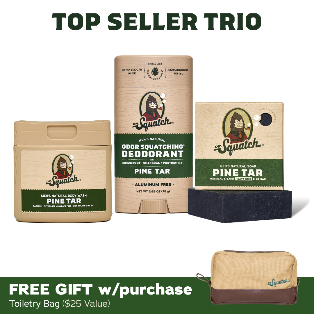 Soap, Deo, Body Wash + GWP Bag - Pine Tar C4