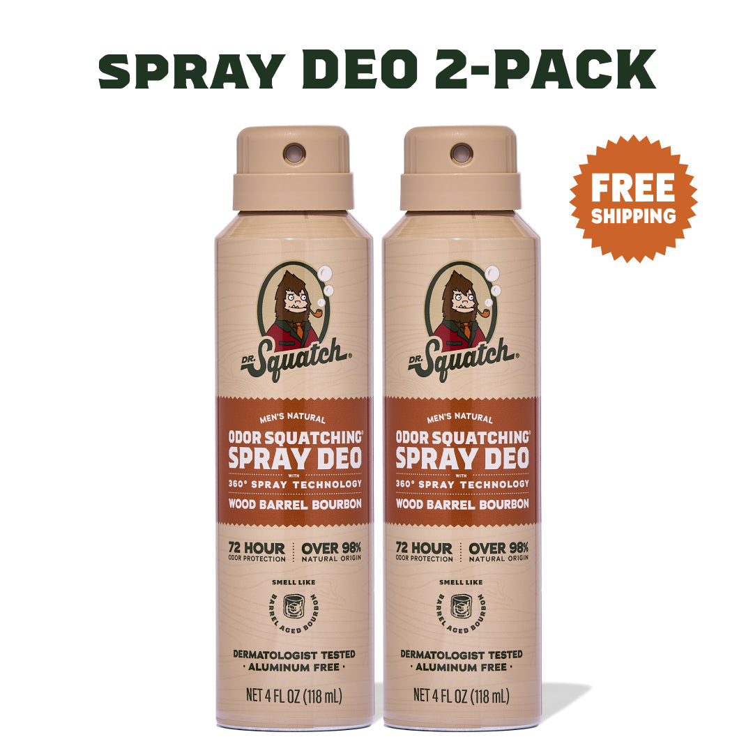 Wood Barrel Bourbon 2-Pack Spray Deo J5