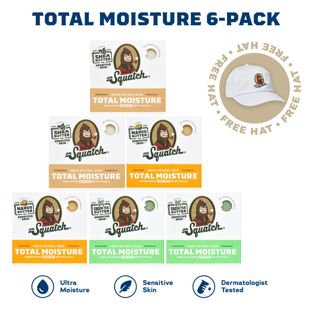 Total Moisture 6-Pack + Free Hat U3