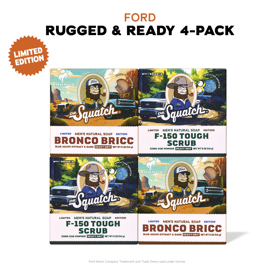 Ford Rugged & Ready 4-Pack - Exclusive Limited Edition Bar Soap G1