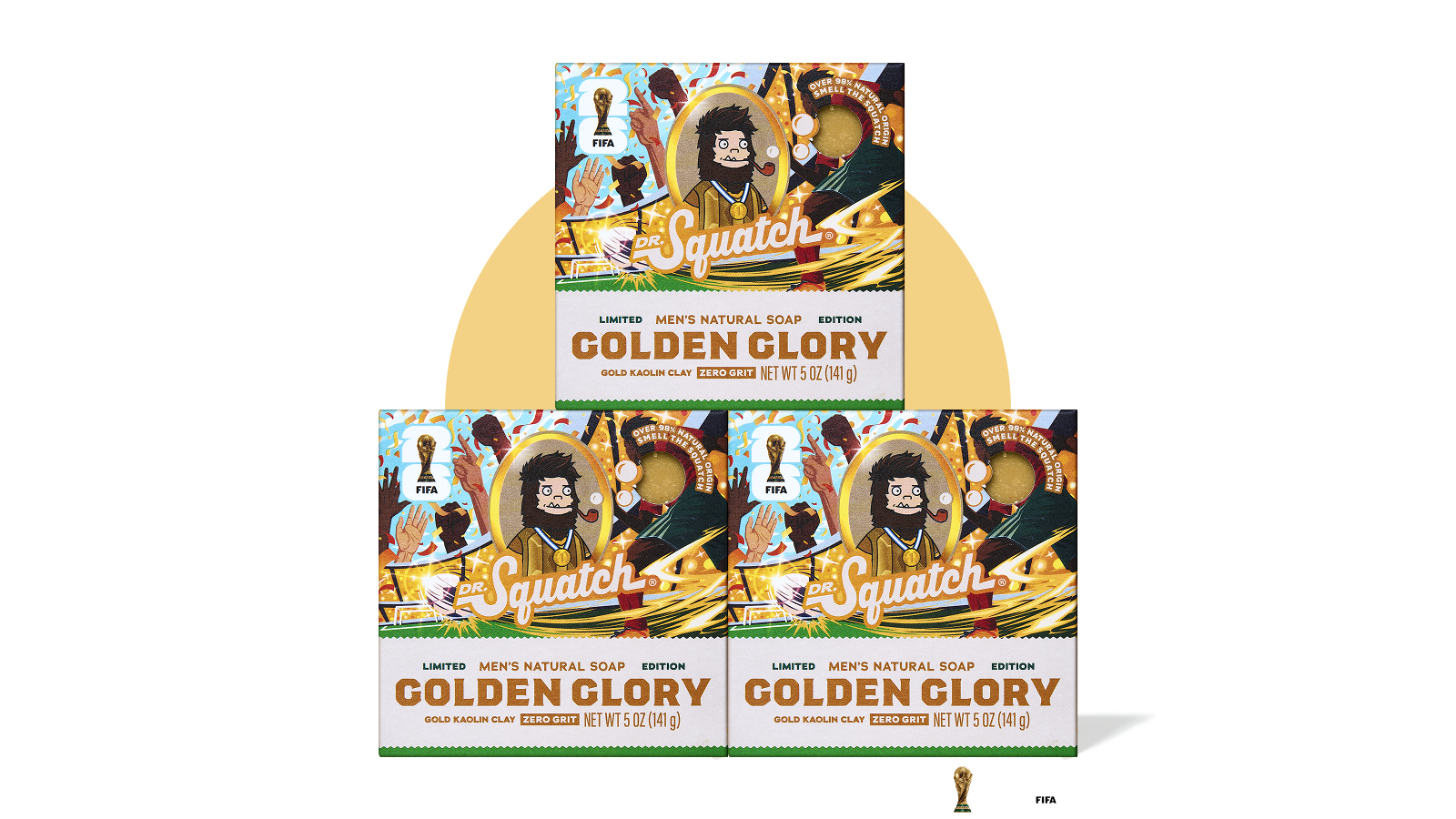 FIFA Golden Glory 3-Pack Bar Soap Bundle G9