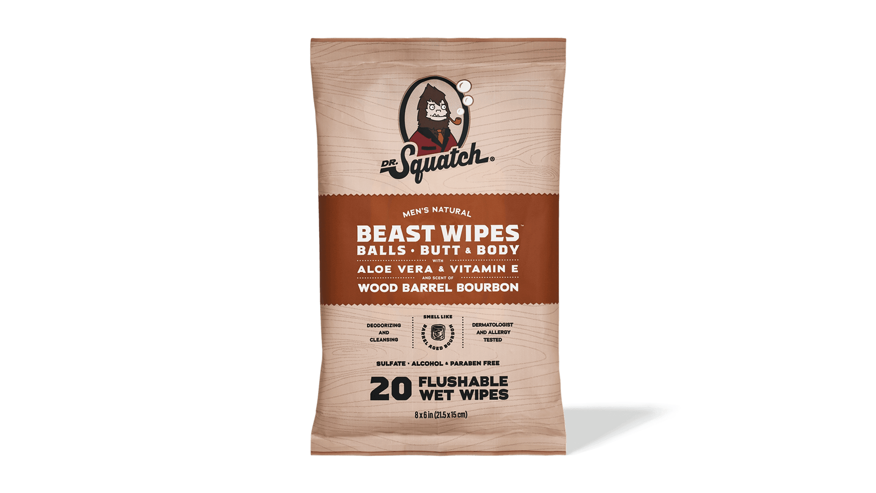 FREE Wood Barrel Bourbon Wipes L0