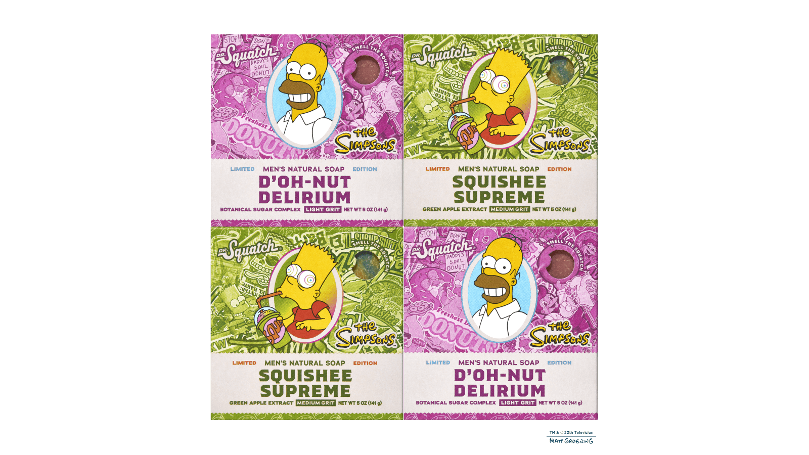 Simpsons Suds 4-Pack N4